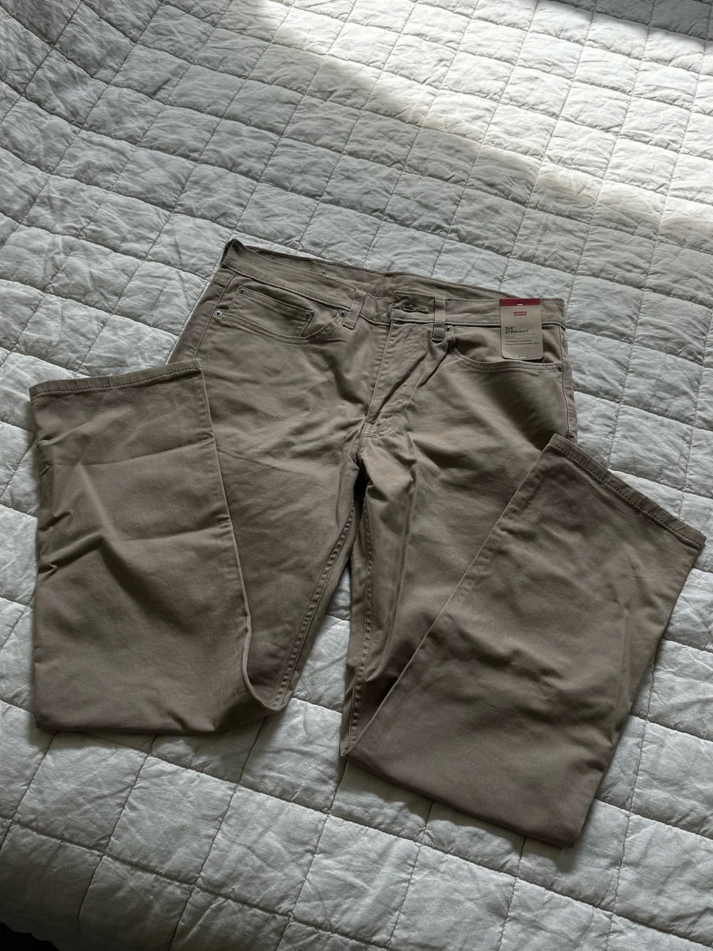 Levi's Men's Striaght Fit Stretch Khaki Pants - 34/32